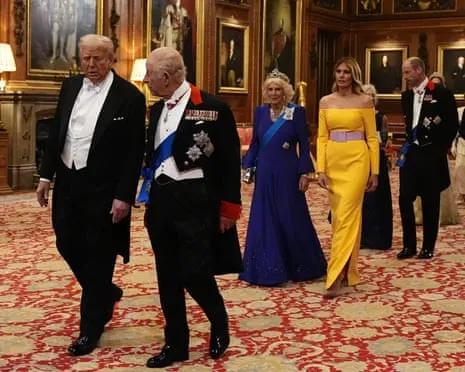The Royal Family Roll Out Red Carpet Amid Demonstrations; Kimmel Taken Off Air Over Kirk Remarks