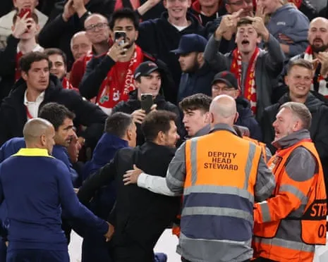 El Cholo, Liverpool's Home Ground and Verbal Exchanges in the Stadium