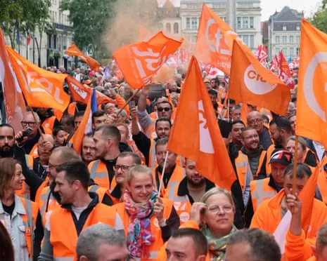 Nationwide Strike Action Sees Vast Numbers Marching Across France